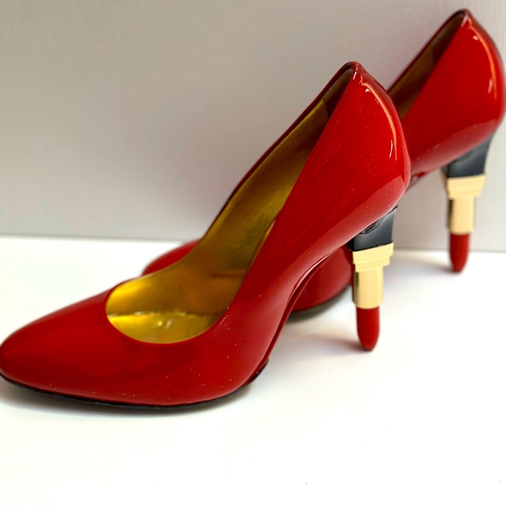 Red lipstick heel Alberto Guardiani